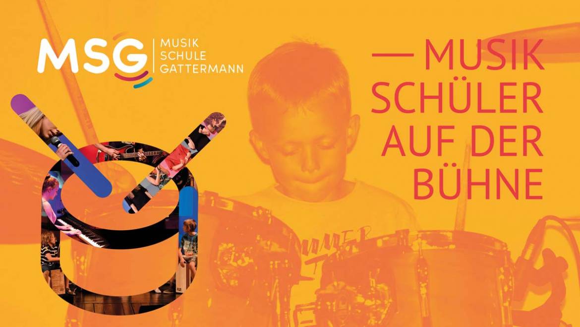 Musikschüler auf der Bühne