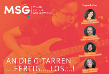 Gitarrenunterricht in der Musikschule Gattermann